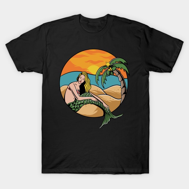 chillin mermaid T-Shirt by PlasticGhost